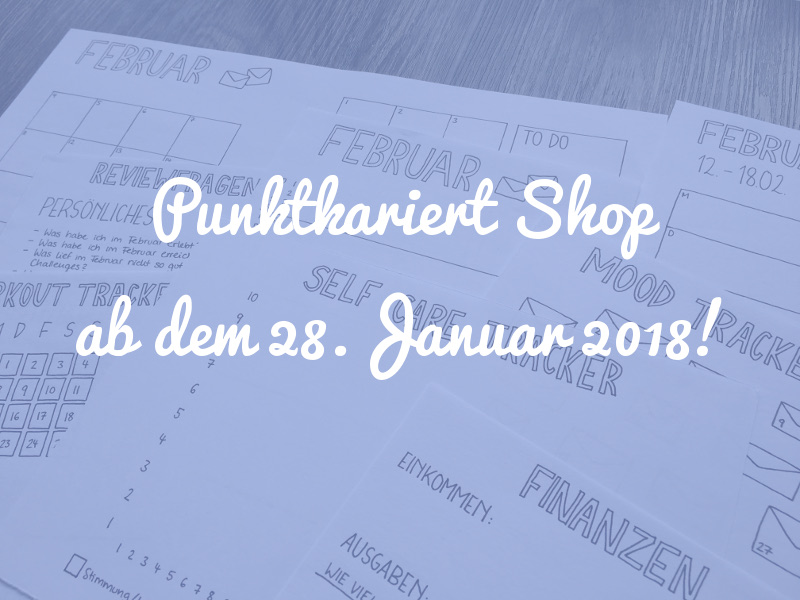 Bullet Journal Vorlagen, Guides & Co.: Der Punktkariert Shop kommt!