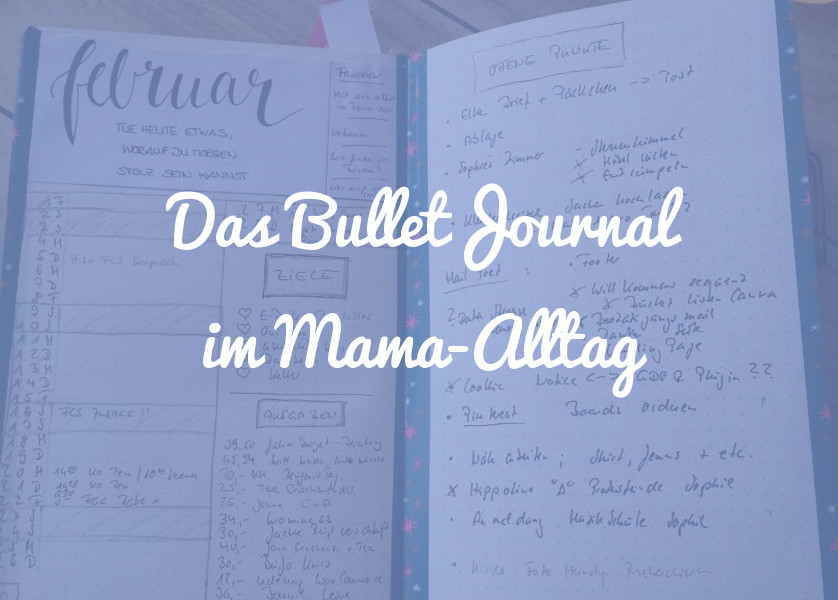 Wie ich das Bullet Journal für meinen selbst und ständig Mama-Alltag nutze